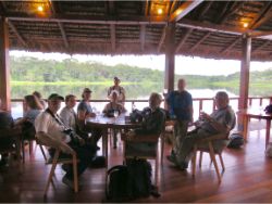 Relaxing at Sacha Lodge